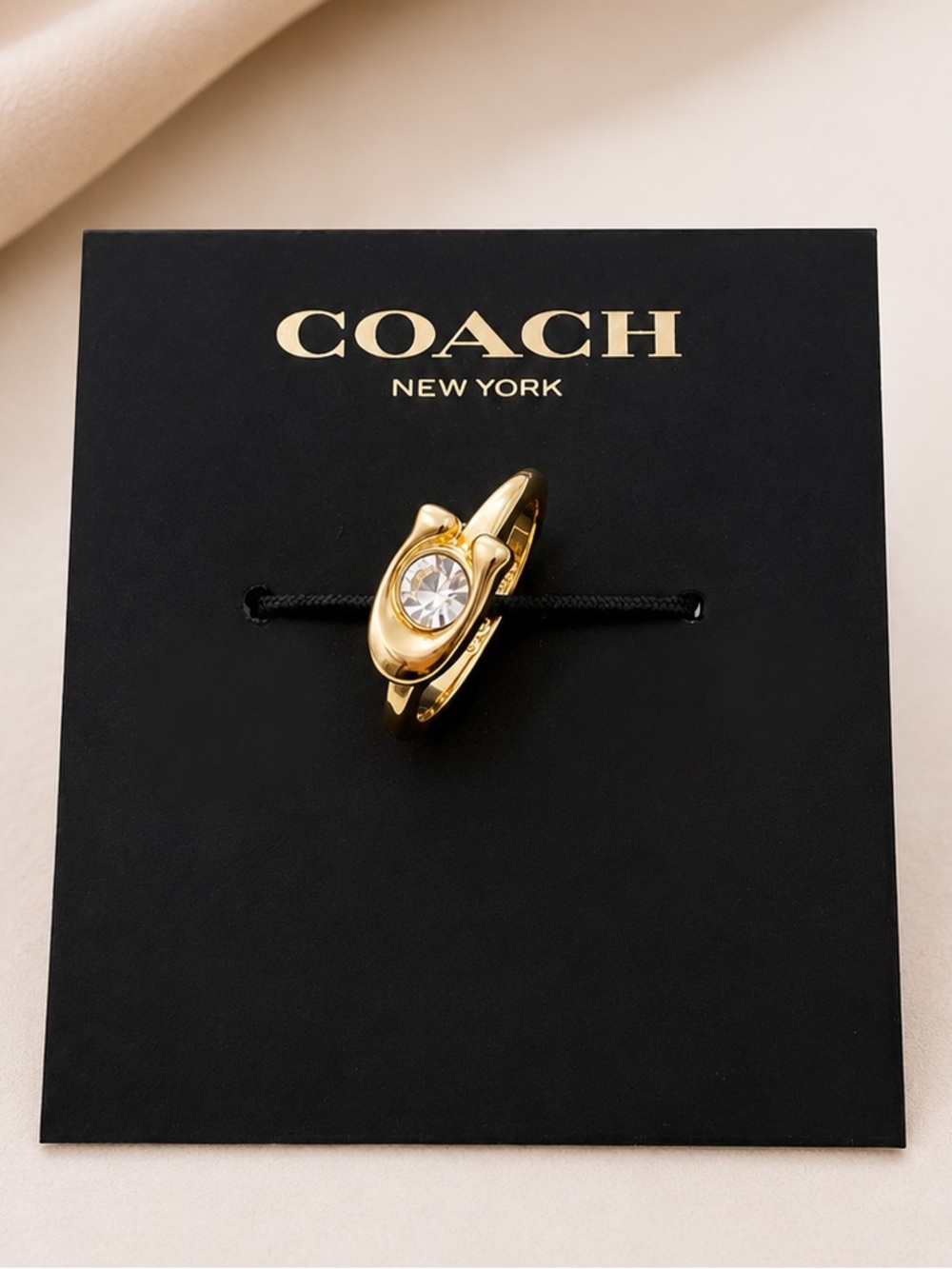 Coach Signature Ring. Size 7 - Picture 4 of 4